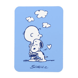 Comfort & Security Charlie & Snoopy Hug Magnet