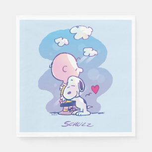 Comfort & Security   Charlie & Snoopy Hug Napkins