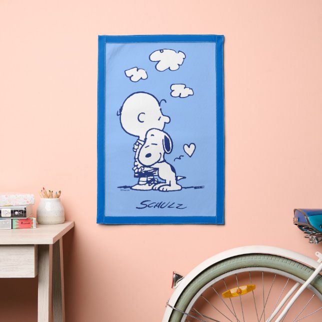 Comfort & Security | Charlie & Snoopy Hug Pennant (Insitu 2)