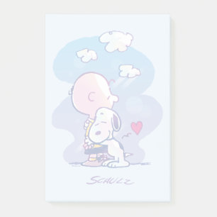 Comfort & Security Charlie & Snoopy Hug Post-it Notes