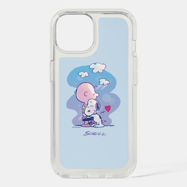 Comfort & Security | Charlie & Snoopy Hug Speck iPhone Case (Front)