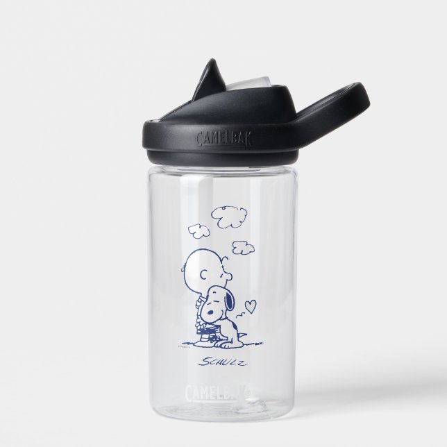 Comfort & Security | Charlie & Snoopy Hug Water Bottle (Left)