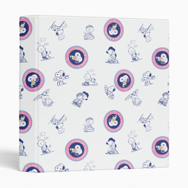 Comfort & Security | Comfort & Security Pattern 3 Ring Binder (Front/Spine)