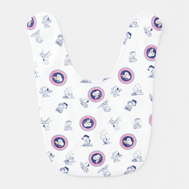 Comfort & Security | Comfort & Security Pattern Baby Bib (Front)