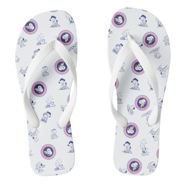 Comfort & Security | Comfort & Security Pattern Flip Flops (Footbed)