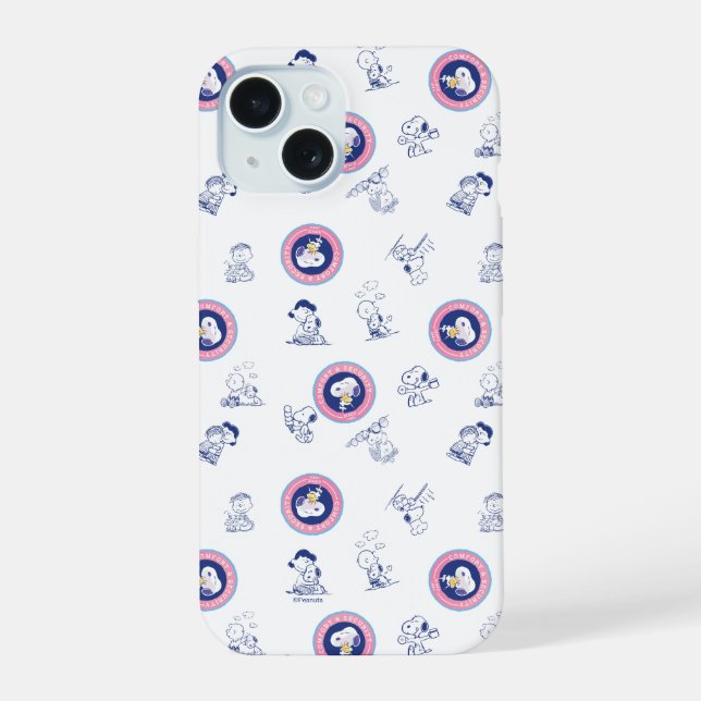 Comfort & Security | Comfort & Security Pattern iPhone 15 Case (Back)