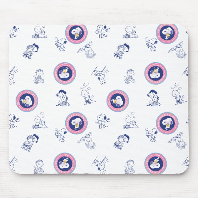 Comfort & Security | Comfort & Security Pattern Mouse Pad (Front)