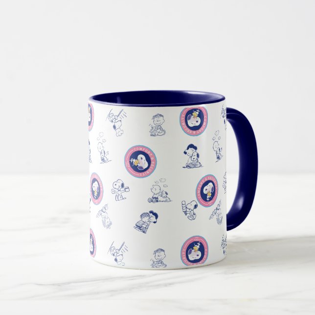 Comfort & Security | Comfort & Security Pattern Mug (Front Right)