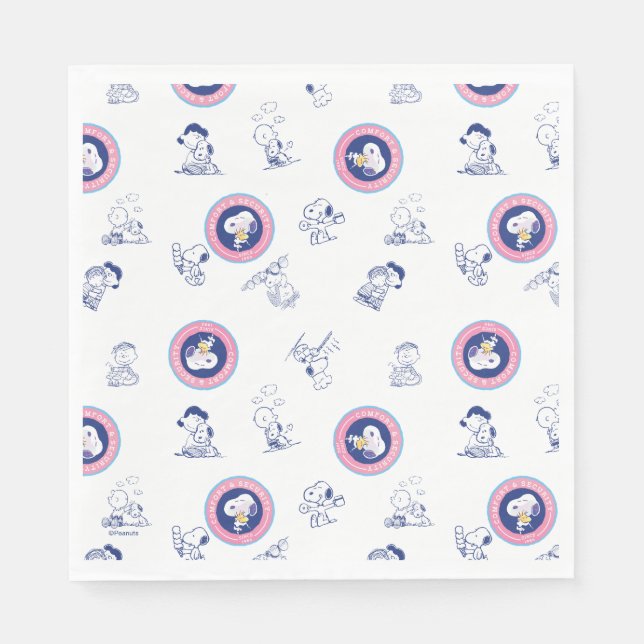 Comfort & Security | Comfort & Security Pattern Napkins (Front)