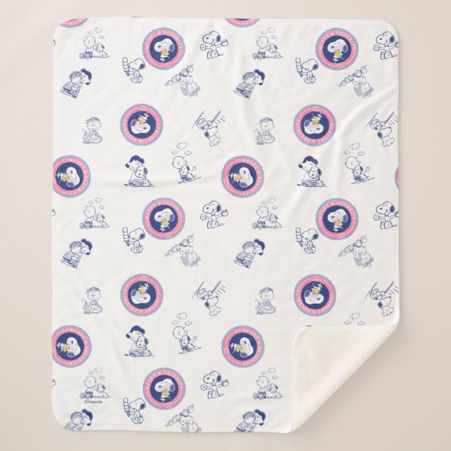 Comfort & Security | Comfort & Security Pattern Sherpa Blanket (Front)
