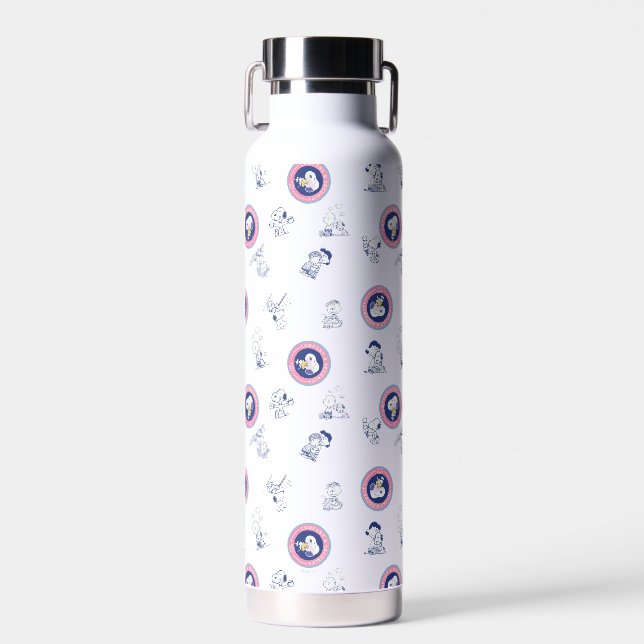 Comfort & Security | Comfort & Security Pattern Water Bottle (Front)