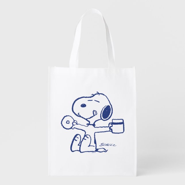 Comfort & Security | Happiness is Morning Rituals Grocery Bag (Front)