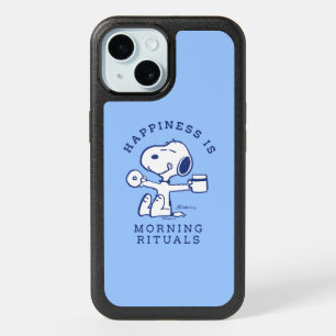 Comfort & Security   Happiness is Morning Rituals iPhone 15 Case
