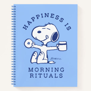 Comfort & Security Happiness is Morning Rituals Notebook