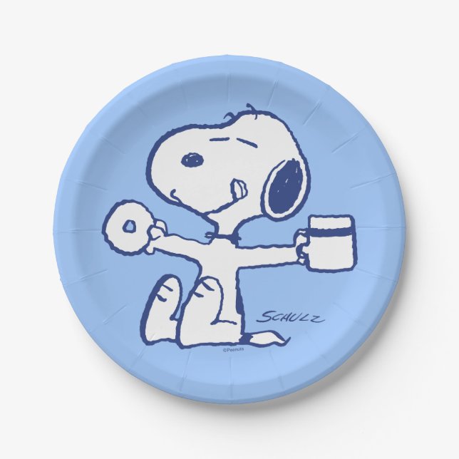 Comfort & Security | Happiness is Morning Rituals Paper Plates (Front)