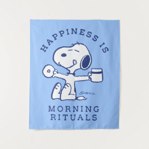 Comfort & Security   Happiness is Morning Rituals Tapestry