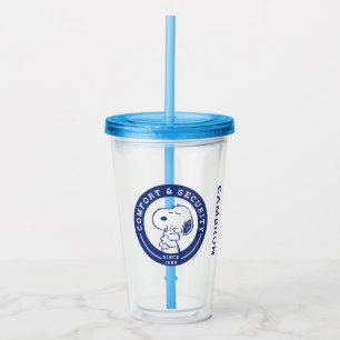 Comfort & Security   Snoopy & Woodstock Hug Acrylic Tumbler
