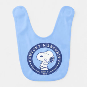 Comfort & Security Snoopy & Woodstock Hug Baby Bib
