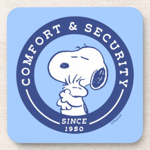 Comfort & Security Snoopy & Woodstock Hug Beverage Coaster