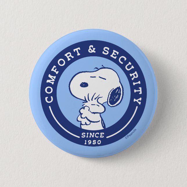 Comfort & Security | Snoopy & Woodstock Hug Button (Front)