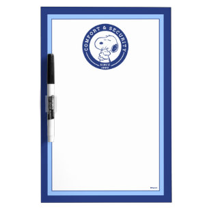 Comfort & Security   Snoopy & Woodstock Hug Dry Erase Board