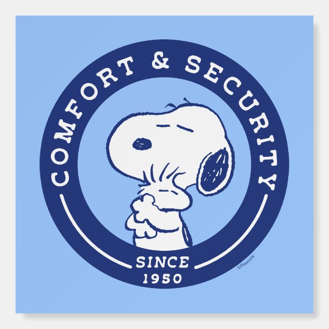 Comfort & Security | Snoopy & Woodstock Hug Foam Board (Front)