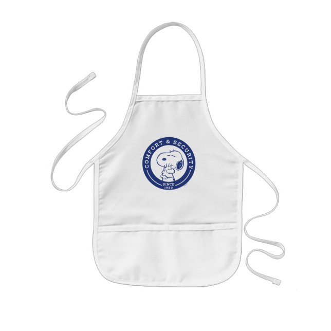 Comfort & Security | Snoopy & Woodstock Hug Kids' Apron (Front)