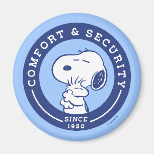 Comfort & Security Snoopy & Woodstock Hug Magnet