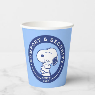 Comfort & Security | Snoopy & Woodstock Hug Paper Cups