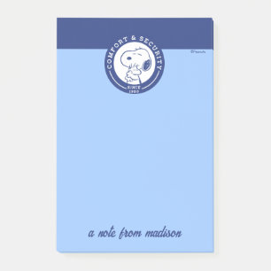 Comfort & Security Snoopy & Woodstock Hug Post-it Notes