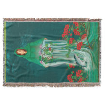 Comfort Throw with Divine Feminine Influence 