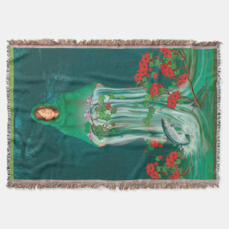 Comfort Throw with Divine Feminine Influence  Blanket