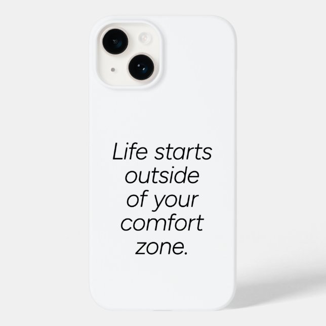 Comfort Zone iPhone Case (Back)