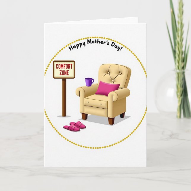 Comfort Zone Mothers Day Card (Front)