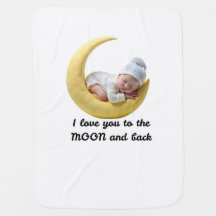 Comfortable and casual snuggly baby blanket