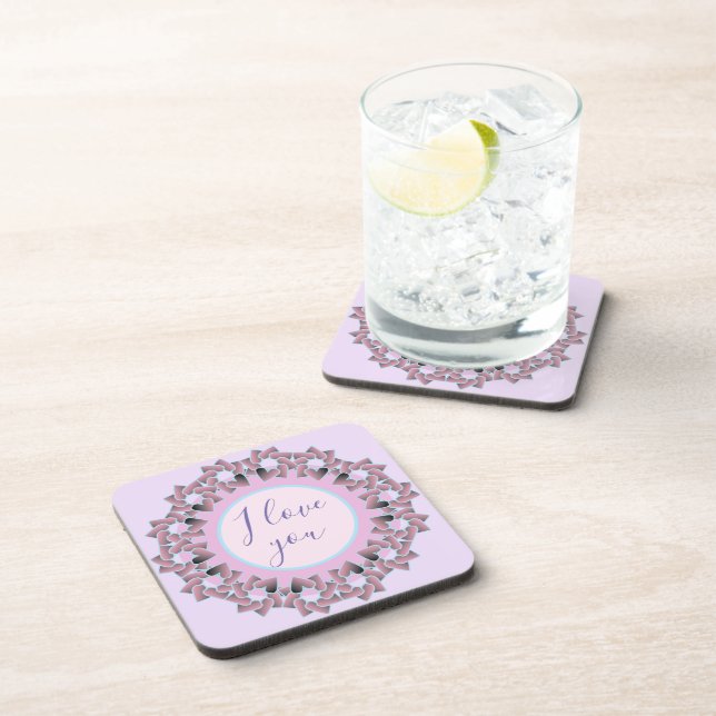 Comfortable and pretty  classic round beverage coa coaster (Right Side)