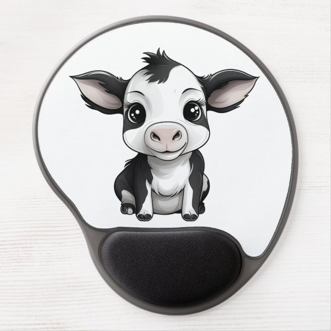 🖱️🐄 "Comfortable Cow" Gel Mouse Pad 🐄🖱️ (Front)