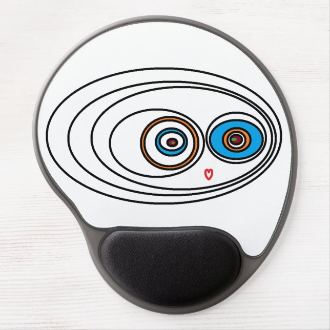Comfortable Customized Gel Mouse Pad + Wrist Rest (Front)
