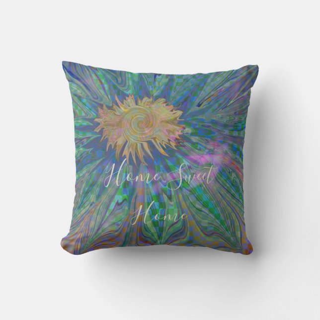 Comfortable Home Pretty  Throw Pillow (Front)