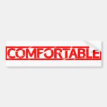 Comfortable Stamp Bumper Sticker