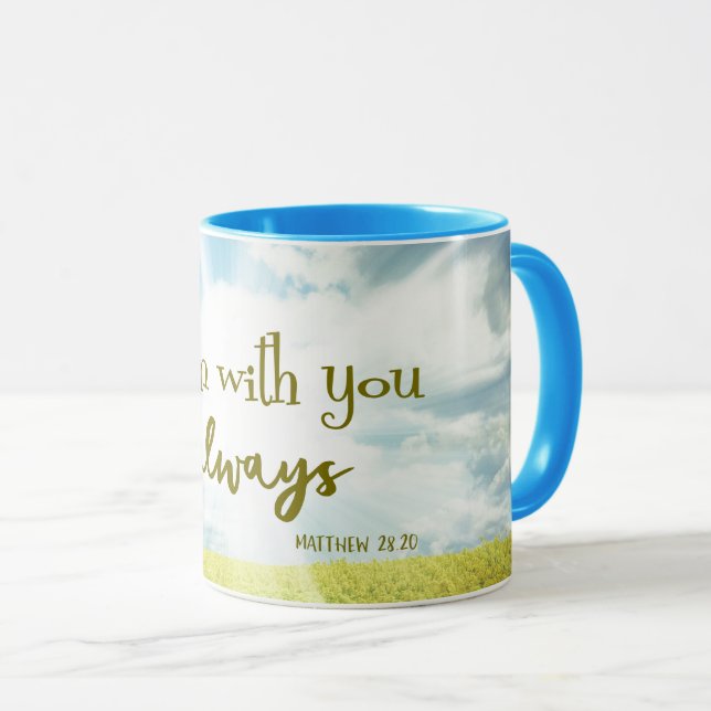 Comforting Bible Verse Quote Mug (Front Right)