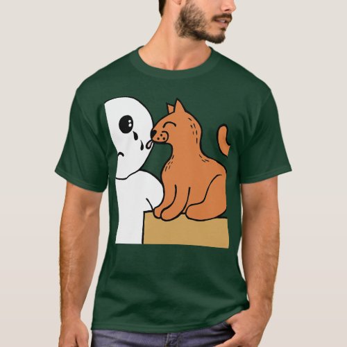 Comforting Cat T_Shirt