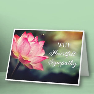 Comforting Heartfelt Sympathy Card