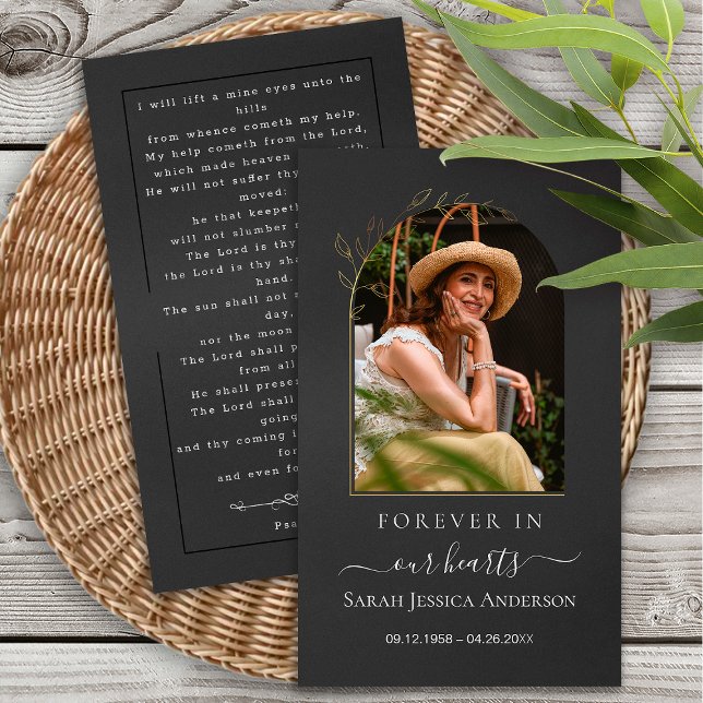 Comforting Memorial Prayer Card with Photo (Creator Uploaded)