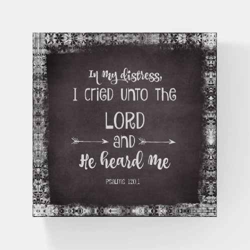 Comforting Psalms Bible Verse Paperweight