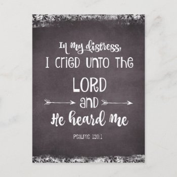Comforting Psalms Bible Verse Postcard by Christian_Quote at Zazzle