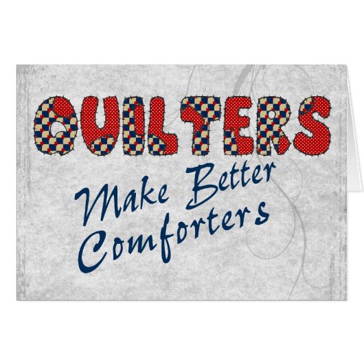 Comforting Quilters Cards (Front Horizontal)