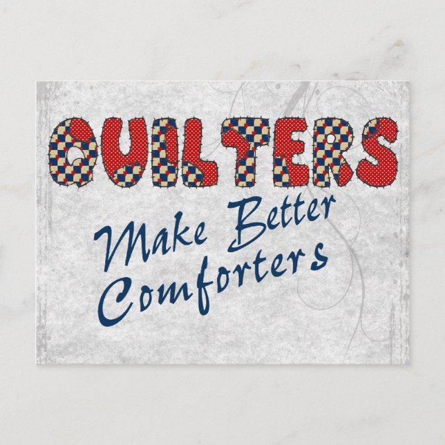 Comforting Quilters Postcard (Front)