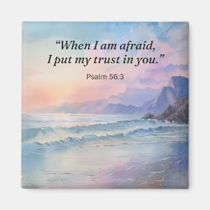 Comforting Scripture Magnet - Trust in God