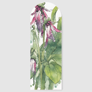 Comfrey - Watercolor flowers Bookmarks